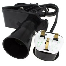 Clip Desk Lamp Holder UK Plug