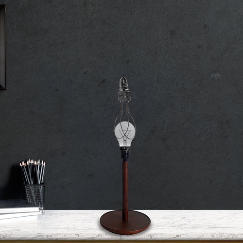 Lamp shade holder clip - shade, on