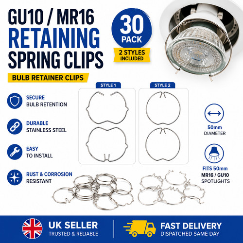 Gu10 mr16 bulb retaining - gu10,