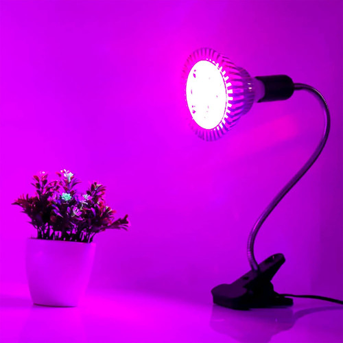 Black clip e27 light - black, on