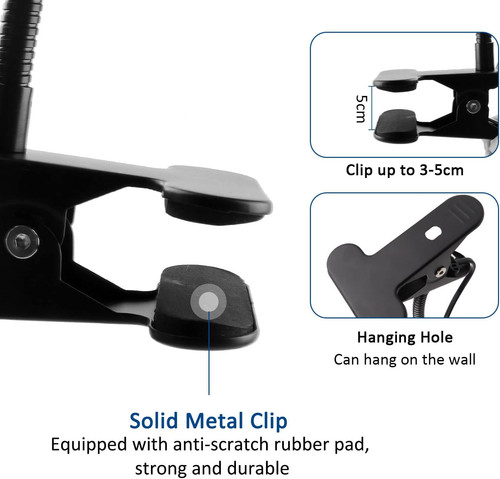 Black clip light bulb - clip,