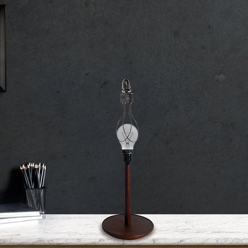 Lamp shade holder - shade, on