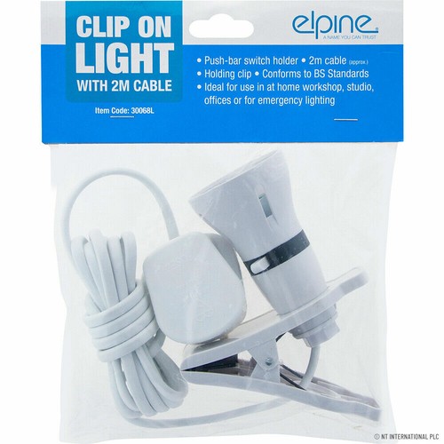 New clip spot light - on,