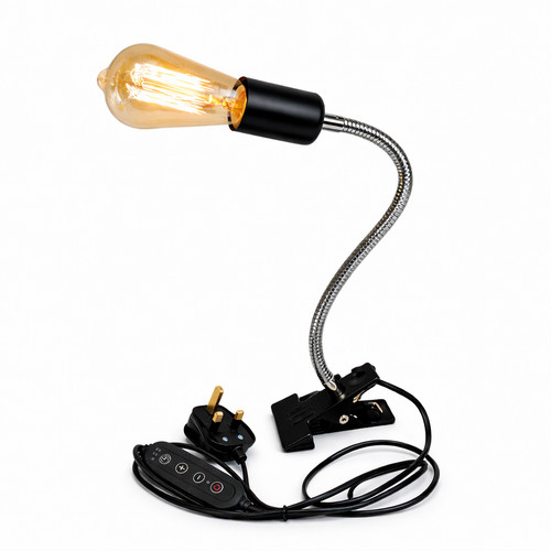 E27 clip lamp - on, 30cm